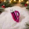 image:imageJOYIN Christmas Water Cup Glass Small Ornament Red Blown Tree Mini Ornaments Picks for Tree Hanging Decorations Indoor Xmas Ornament Party FavorsWater Cup