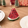image:imageJoiedomi Peach Mini Christmas Ornaments Fruit Blown Glass Small Ornament for Christmas Tree Hanging Outdoor Decorations Indoor Xmas Party Favors Supplies Cute Presents GiftsWatermelon