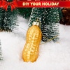 image:imageJoiedomi Small Christmas Popcorn Ornament Funny Snacks Food Blown Glass Mini Ornaments for Christmas Tree Hanging Decorations Indoor Xmas Party Favors Supplies PresentsPeanut
