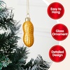 image:imageJoiedomi Small Christmas Popcorn Ornament Funny Snacks Food Blown Glass Mini Ornaments for Christmas Tree Hanging Decorations Indoor Xmas Party Favors Supplies PresentsPeanut