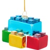 image:imageJOYIN Christmas Building Blocks Glass Small Ornament Blown Glass Tree Picks Mini Decors for Christmas Tree Hanging Decorations Ornaments Indoor Xmas Gifts Party FavorsBuilding Blocks