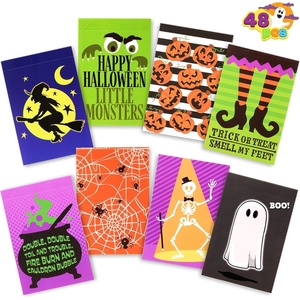 image:imageJOYIN 48 PCS Halloween Spooky Notepad Set in 8 Designs Halloween Note Pads for Kids Trick or Treating Stationery Prizes and Treats Goodies Bags Fillers School Classroom Party Favors Supplies Gifts