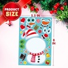 image:imageJOYIN 24 Pcs Christmas Makeaface Stickers Make Your Own Characters Mix and Match Sticker Sheets with Christmas Elf Santa Snowman Tree Xmas Party Games for Kids Party Favor Supplies CraftFunny stickers