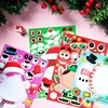 image:imageJOYIN 24 Pcs Christmas Makeaface Stickers Make Your Own Characters Mix and Match Sticker Sheets with Christmas Elf Santa Snowman Tree Xmas Party Games for Kids Party Favor Supplies CraftFunny stickers