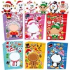 image:imageJOYIN 24 Pcs Christmas Makeaface Stickers Make Your Own Characters Mix and Match Sticker Sheets with Christmas Elf Santa Snowman Tree Xmas Party Games for Kids Party Favor Supplies CraftFunny stickers