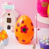 image:imageJOYIN 6 Pcs Large Clear Easter Eggs 6 Inches Jumbo Plastic Eggs Fillable for Easter Themed Hunt Colorful Basket Stuffers Fillers Filling Treats Party Favor Classroom Prize SuppliesPrinted