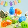 image:imageJOYIN 6 Pcs Large Clear Easter Eggs 6 Inches Jumbo Plastic Eggs Fillable for Easter Themed Hunt Colorful Basket Stuffers Fillers Filling Treats Party Favor Classroom Prize SuppliesMarble