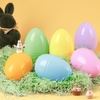 image:imageJOYIN 6 Pcs Large Clear Easter Eggs 6 Inches Jumbo Plastic Eggs Fillable for Easter Themed Hunt Colorful Basket Stuffers Fillers Filling Treats Party Favor Classroom Prize SuppliesPastel