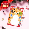 image:imageJOYIN 64 Pcs Christmas Makeaface Stickers Christmas Crafts for Kids Sticker Sheets with Santa Snowman Reindeer Elf Tree for Kids Party Favors Art Craft Supplies Classroom Activities Game