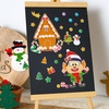 image:imageJOYIN 64 Pcs Christmas Makeaface Stickers Christmas Crafts for Kids Sticker Sheets with Santa Snowman Reindeer Elf Tree for Kids Party Favors Art Craft Supplies Classroom Activities Game
