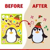 image:imageJOYIN 64 Pcs Christmas Makeaface Stickers Christmas Crafts for Kids Sticker Sheets with Santa Snowman Reindeer Elf Tree for Kids Party Favors Art Craft Supplies Classroom Activities Game