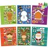 image:imageJOYIN 24 Pcs Christmas Makeaface Stickers Make Your Own Characters Mix and Match Sticker Sheets with Christmas Elf Santa Snowman Tree Xmas Party Games for Kids Party Favor Supplies CraftCute stickers