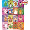 image:imageJOYIN 64 Pcs Christmas Makeaface Stickers Christmas Crafts for Kids Sticker Sheets with Santa Snowman Reindeer Elf Tree for Kids Party Favors Art Craft Supplies Classroom Activities Game