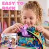 image:imageJOYIN Blue Stress Relief Toy Cute Malt Sugar Squishy Toy for Adults and Girls Boys Glitter Slow Rising Sensory Toy Soft Squeeze Decompression Dough Birthday Gifts Office Desk Party FavorsPurple