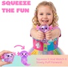 image:imageJOYIN Blue Stress Relief Toy Cute Malt Sugar Squishy Toy for Adults and Girls Boys Glitter Slow Rising Sensory Toy Soft Squeeze Decompression Dough Birthday Gifts Office Desk Party FavorsPurple