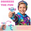 image:imageJOYIN Blue Stress Relief Toy Cute Malt Sugar Squishy Toy for Adults and Girls Boys Glitter Slow Rising Sensory Toy Soft Squeeze Decompression Dough Birthday Gifts Office Desk Party FavorsBlue