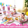 image:imageJOYIN 145 Pcs Construction Birthday Party Supplies with Banner 24 Serves Tractor Truck Tableware Set with Plates Cups Napkins and Cutlery Sets for Construction Themes Party Kids 6 7 8 YearsUnicorn
