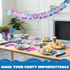image:imageJOYIN 145 Pcs Construction Birthday Party Supplies with Banner 24 Serves Tractor Truck Tableware Set with Plates Cups Napkins and Cutlery Sets for Construction Themes Party Kids 6 7 8 YearsMermaid