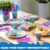 image:imageJOYIN 145 Pcs Construction Birthday Party Supplies with Banner 24 Serves Tractor Truck Tableware Set with Plates Cups Napkins and Cutlery Sets for Construction Themes Party Kids 6 7 8 YearsMermaid