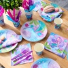image:imageJOYIN 145 Pcs Construction Birthday Party Supplies with Banner 24 Serves Tractor Truck Tableware Set with Plates Cups Napkins and Cutlery Sets for Construction Themes Party Kids 6 7 8 YearsMermaid