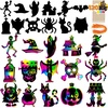 image:imageJOYIN 72 Pcs Halloween Rainbow Scratch Art Crafts for Kid Halloween Party Favors Scratch Off Paper with 18 Designs for Party Supplies Classroom Activities Game Goodies Gifts120
