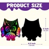 image:imageJOYIN 72 Pcs Halloween Rainbow Scratch Art Crafts for Kid Halloween Party Favors Scratch Off Paper with 18 Designs for Party Supplies Classroom Activities Game Goodies Gifts36