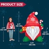 image:imageJOIEDOMI 6 FT Tall Christmas Inflatables Outdoor Decoration Blow Up Gnome with Gift amp Candy Cane Christmas Yard Inflatables Gnome Outdoor Decor with LED for Xmas Decor Outside