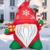 image:imageJOIEDOMI 6 FT Tall Christmas Inflatables Outdoor Decoration Blow Up Gnome with Gift amp Candy Cane Christmas Yard Inflatables Gnome Outdoor Decor with LED for Xmas Decor Outside
