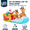 image:imageJOYIN 10 FT Long Christmas Inflatable Hanging Santa Sleigh and Reindeer Outdoor Decoration Christmas Blow Up Yard Decorations with Buildin LED for Xmas Outside Party Garden Lawn Decor