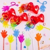 image:imageJOYIN 28 Pack Valentines Day Sticky Hands with Cards Classroom Exchange Gift for Kids Classroom and Holiday Reward Prizes Valentines Party Favors Sticky Hands Toys
