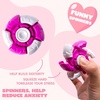 image:imageJOYIN 24 Packs Valentines Day Plastic Fidget Spinners with 6Design Gift Cards Stress Relief Fidget Toys for Classroom Gift Exchange Valentines Party Favors Gifts for Kids School Exchange