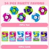 image:imageJOYIN 24 Packs Valentines Day Plastic Fidget Spinners with 6Design Gift Cards Stress Relief Fidget Toys for Classroom Gift Exchange Valentines Party Favors Gifts for Kids School Exchange