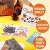 image:imageJOYIN 36 Pcs Thanksgiving Cards Turkey Thank You Greeting Gift Pumpkin Cards for Fall Autumn Holiday Parties Celebrations Harvest Wedding Dinner