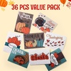 image:imageJOYIN 36 Pcs Thanksgiving Cards Turkey Thank You Greeting Gift Pumpkin Cards for Fall Autumn Holiday Parties Celebrations Harvest Wedding Dinner