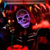 image:imageJOYIN Halloween LED Skull Mask with Light Up Gloves Purple Scary LED Skeleton and Glow in The Dark Skeleton Mask for Adult Men Women Halloween Cosplay Costume Accessory Dress UpPurple