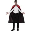 image:imageJOYIN Halloween Vampire CapeVampire Cloak Costume Accessories with Reversible Hooded and Tattoo Scar for Adult UnisexBlack Red