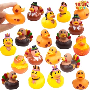 image:imageJOYIN 18PCS Thanksgiving Rubber Ducks for Boys Girls Kids amp Toddlers Thanksgiving Party Favor Gifts Rubber Ducky Bath Toys Kids Fun Bath Toys