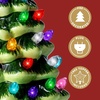 image:imageJOYIN 55 2 Pcs Ceramic Xmas Tree Night Lights Classic Christmas Decor Night Lights with 54 LEDs Mini Tree Lights Plug in Christmas Decoration Bedroom Living Room Hallway Holiday Indoor Decor