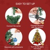 image:imageJoiedomi 242FT Tabletop Mini Christmas Tree Pre lit with Warm Lights Holly Berries Pine Cones and Ornaments for Indoor Artificial Mini Xmas Tree Holiday Season Decorations GoldTree with Pine Cones